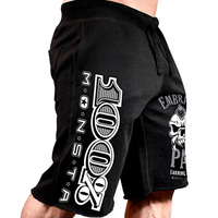 Męskie nowe bawełniane spodenki męskie luźna krótka spodnie Fitness kulturystyka Jogger męskie marki trwałe spodnie dresowe Fitness Workout Short
